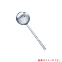 遠藤商事(TKG) YUKIWA ステンレスパイプ柄ワンピース穴明中華お玉 中 【品番:ATYC402】