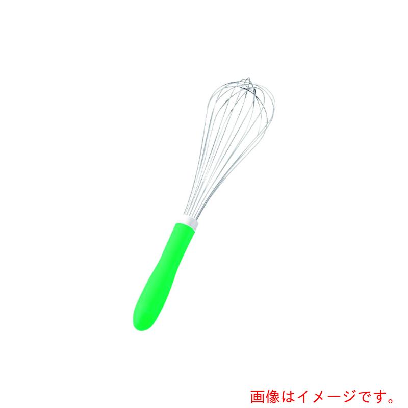 遠藤商事（TKG）　抗菌カラーハンドル泡立　35cm　グリーン　【品番：BAW3211】