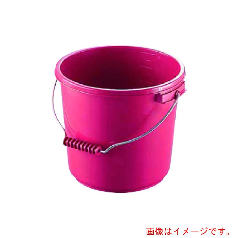 遠藤商事（TKG）　エンテック　ポリプロバケツ　PO−13A　レッド　【品番：KBK2602】