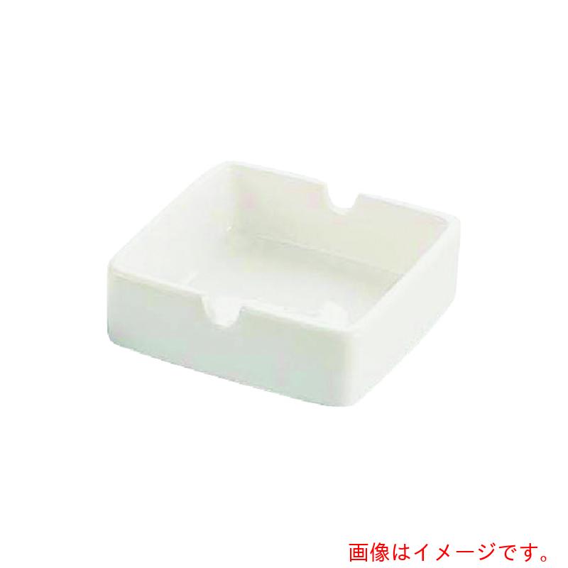 遠藤商事（TKG） エムズジャパン 陶器 ホワイト 角形灰皿 Y-405 【品番：PHIJ801】