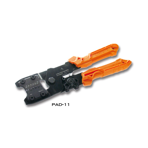 エンジニア　精密圧着ペンチ（ダイス交換式）　【品番：PAD-11】