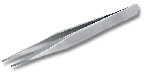 【メール便対応】エンジニア 鉄腕ピンセット（先平タイプ） 【品番：PT-17】