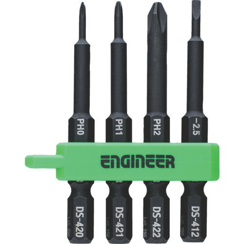 �ڥ᡼�����б��ۥ��󥸥˥���ENGINEER �ɥ饤�С��ӥå� �ץ�ޥ��ߥɥ륻�å� 4���� +No.0��1��2��-2.5mm�������֡�DS-402��