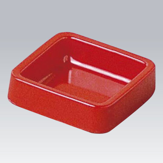 エンテック　A-271R カラー灰皿 正角 赤　【品番：A-271R】
