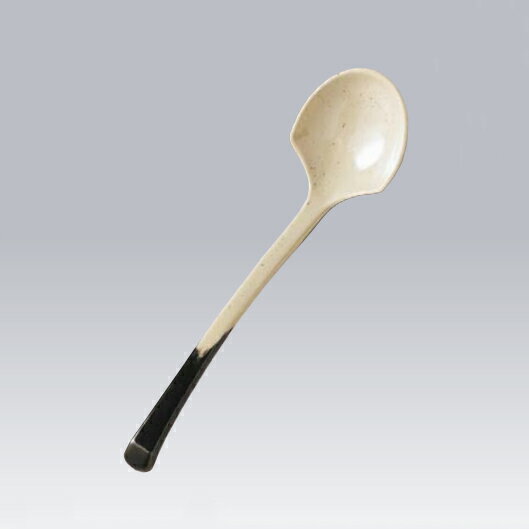 エンテック　C-69 ラーメン お玉 マーブル×黒　【品番：C-69（マーブル×黒）】