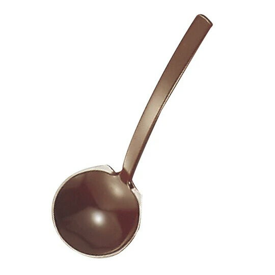 エンテック　C-70 メラミン お玉（田舎杓子） 茶　【品番：C-70（茶）】
