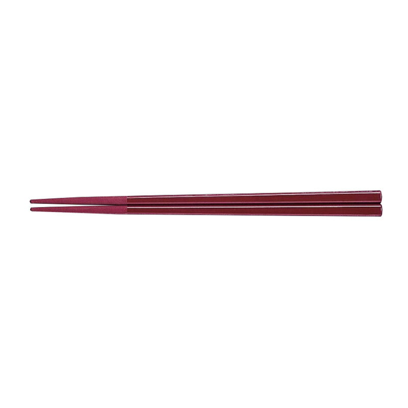 エンテック　No.854R ナイロン角箸18cm エンジ　【品番：No.854R】