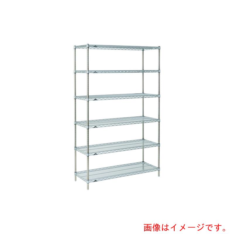 【別途送料あり】エレクター　ERECTA　スーパーシリーズ・ワイヤーシェルフ　LLS910　間口910mm×奥行919mm×高さ1892mm　DB付　6段　【品番：LLS910 P1900W-6】