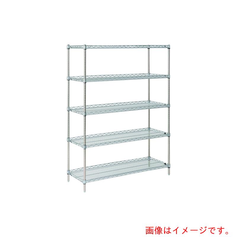【別途送料あり】エレクター　ERECTA　スーパーシリーズ・サイドアップシェルフ　LU910　間口10mm×奥行613mm×高さ1587mm　DB付　5段　【品番：LU910 P1590W-5】