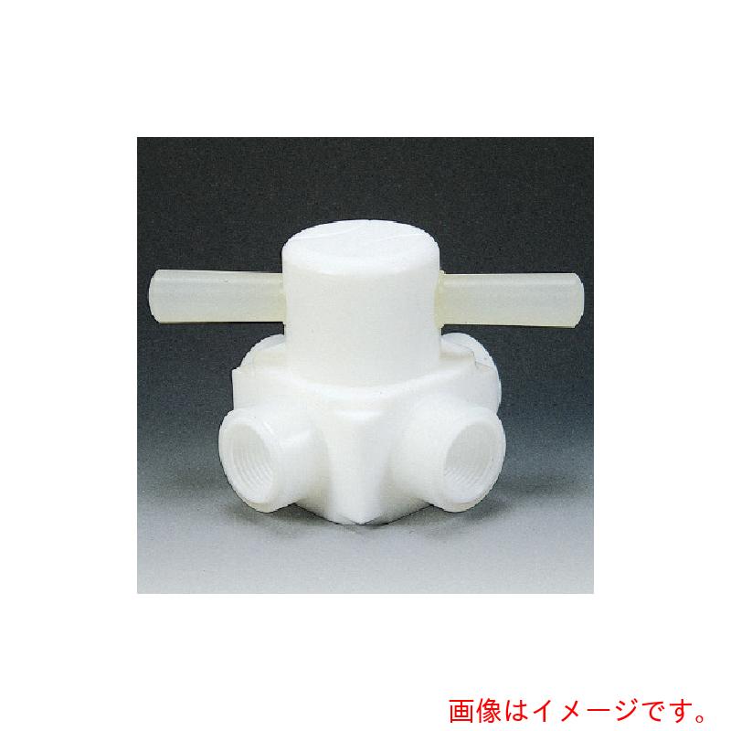 フロンケミカル　フッ素樹脂（PTFE）メス四方バルブ圧入型　RC3／4　【品番：NR000...