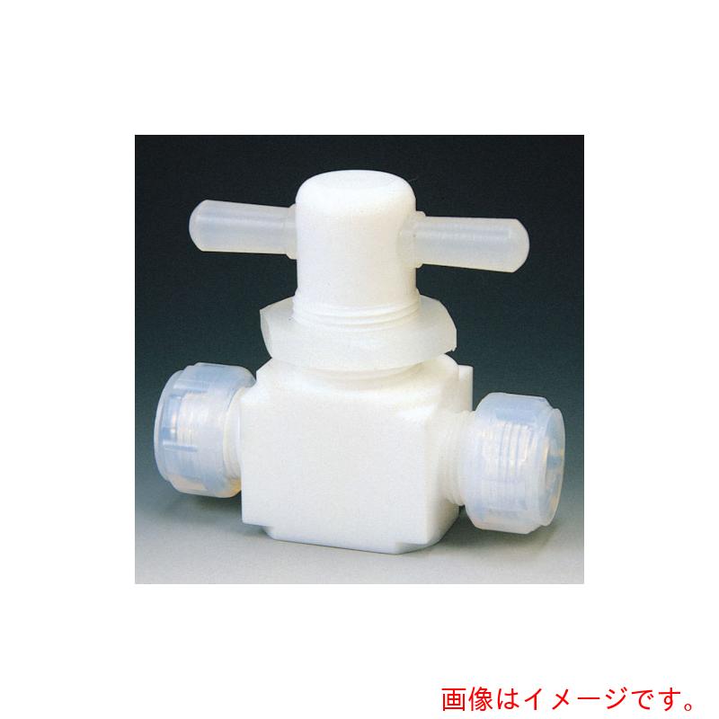 特長 ●パネル接続可能タイプです。 用途 ●送液用 仕様 ●オリフィス径(mm)：6φ ●適合チューブ外径(mm)：10 ●適合外径：10φ オリフィス径：6φ ●ソロバン型シール仕様(工具等は一切不要。袋ナットの締め込みで接続可能) 材質 ●PFA/PTFE 質量・質量単位 ●180.0g 【メーカー名】（株）フロンケミカル 【メーカー品番】NR0009-003