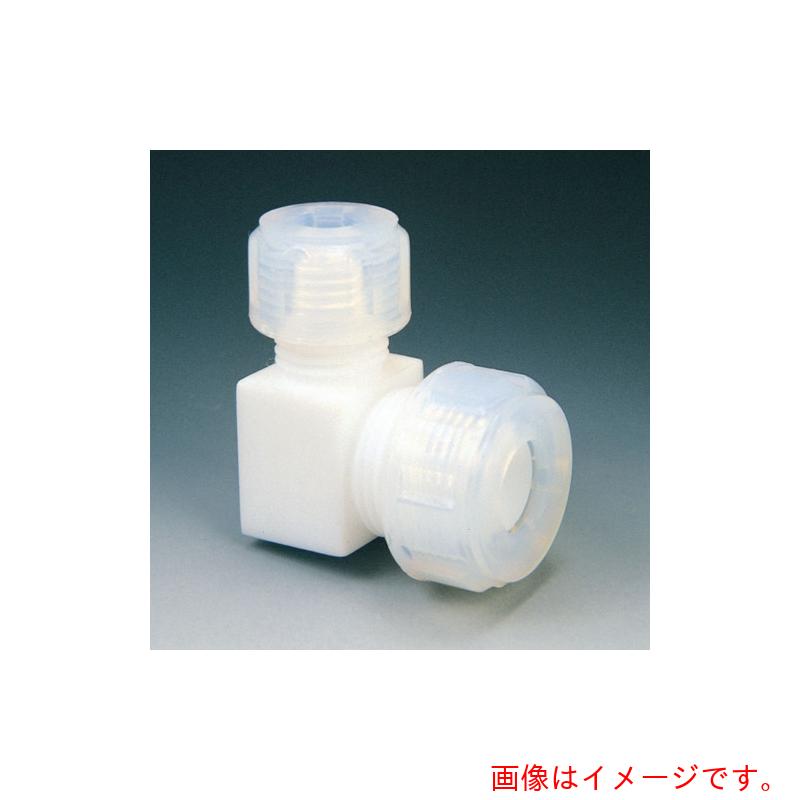 Air Tool - フロンケミカル　フッ素樹脂　異径接続ジョイントL型　8φ×12φ　【品番：NR0049-004】