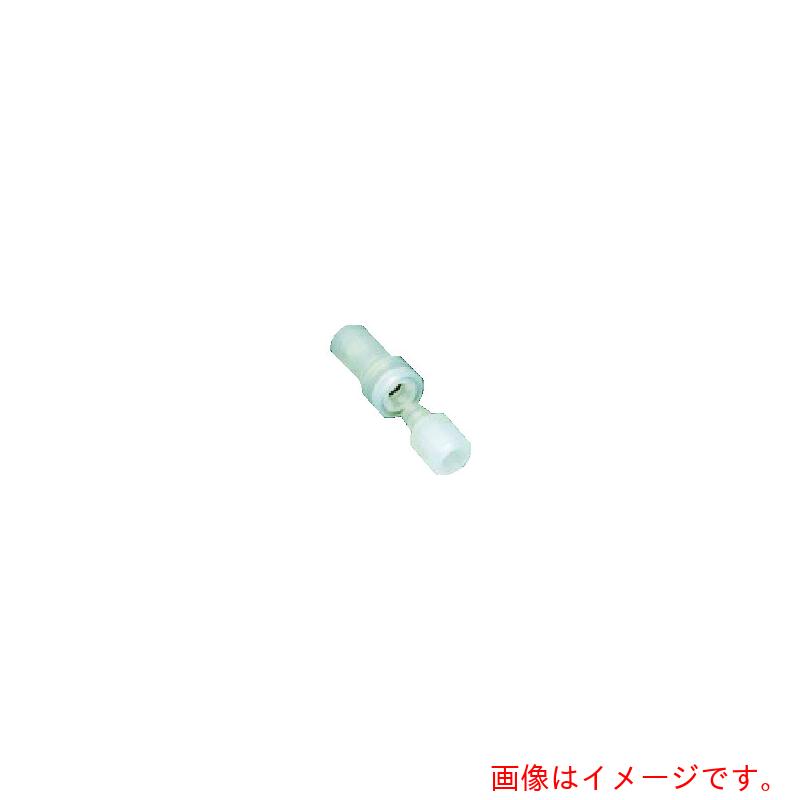 特長 ●接続部が最も優れた耐腐食性を持つフッ素樹脂を用いているので、強酸、強アルカリ、有機溶剤等あらゆる液に使用でき最も安定性の高い製品です。 ●金属スプリングをテフロンの中に埋込んだテフロンスプリングのため、温度的にも、又リーク性能的にも非常に優れた性能を持っています。 ●接液部は、全てフッ素樹脂ですから耐腐食性に優れています。 ●オートストップバルブは、強力安定性あるテフロンスプリングであるため、流体漏れがあります。 ●着脱はボールロック方式のためワンタッチでできます。 用途 ●あらゆる流体の配管や接続に。 仕様 ●ねじサイズ：Rc3/8 ●使用温度範囲(℃)：5〜70 ●適合流体：酸、アルカリ、超純水 ●Oリング：フッ素ゴム ●圧力(MPa)：MAX 0.45 材質 ●本体：フッ素樹脂 質量・質量単位 ●130.0g 【メーカー名】（株）フロンケミカル 【メーカー品番】NR1016-010