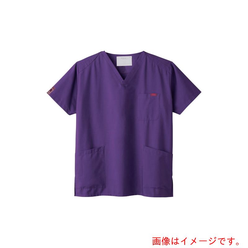 フォーク（FOLK） PANTONEスクラブ パープル 3L 【品番：7000SC-10-3L】