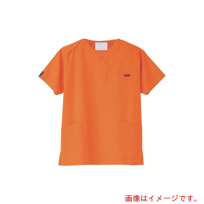 フォーク（FOLK）　PANTONEスクラブ　オレンジ　M　【品番：7000SC-14-M】