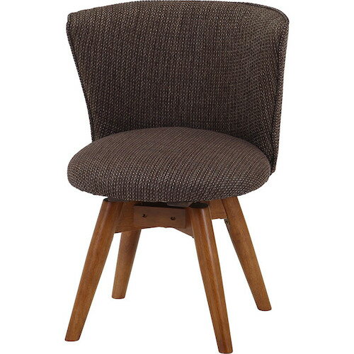 不二貿易（FBC）　ダイニングチェア　クラム　ファブリック　BR　【品番：95463】