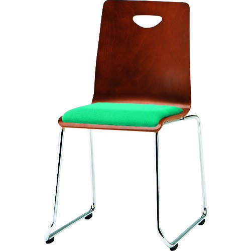 【別途送料あり】藤沢工業　TOKIO　リフレッシュチェア　ループ脚　クリアグリーン　【品番：RM-L2 CGN】