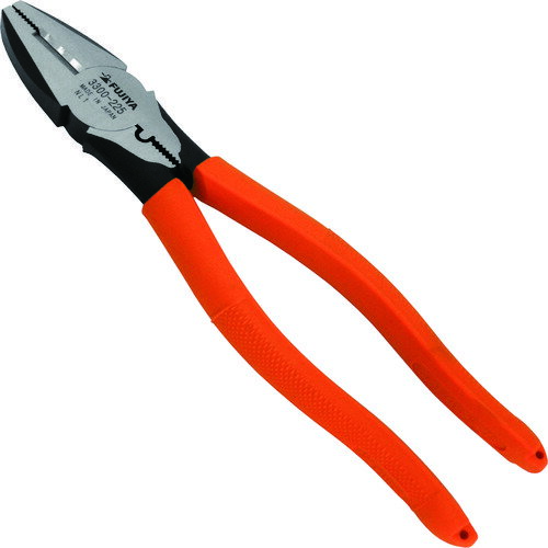 フジ矢（FUJIYA）　電工職人ペンチ圧着機能付　【品番：3300-225】(4)