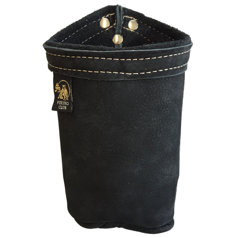 ふくろ倶楽部　朱雀　ヌバック 墨つぼボルダー 「黒」　【品番：SZN-121K】