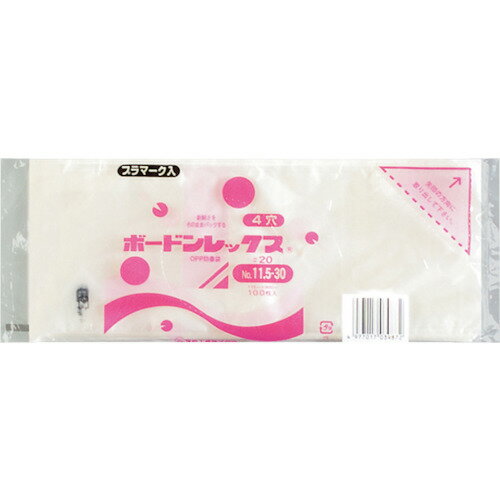 福助工業 ボードンレックス#25NO.11.5−30 4穴プラ 100枚入 【品番:0454451】 福助工業 ボードンレックス#25NO.11.5−30 4穴プラ 100枚入 【品番:0454451】
