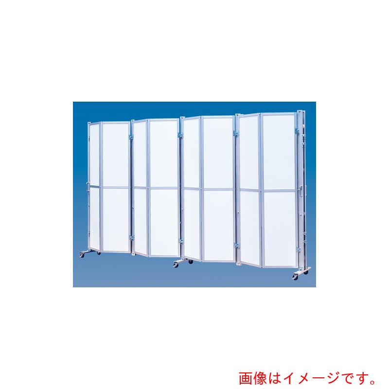 【別途送料あり】ゲート工業　パネルキャスターゲート　”Dゲート”　高さ2．0m×幅8．1m　両開き　【品番：ADW-2P1-81】(4)