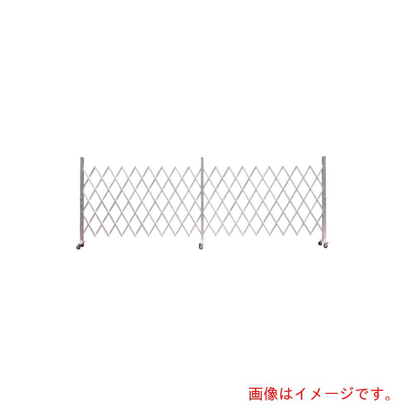 特長 ●アルミ材は、独自の押出し技術によりカドを全てR仕様にすることで強度をUPさせています。 ●重量はスチール製の約半分で操作が楽々です。 ●縮小幅も60%コンパクト化となります。 ●吊り元が左右どちらでもすぐに変更可能です。 用途 ●現場の仮設門扉、資材置き場などの出入り口に。 仕様 ●全幅(mm)：450 ●開口幅(mm)：7200 ●高さ(mm)：2000 ●たたみ幅(mm)：910 ●色：シルバー ●キャスタータイプ：100Φ自在キャスター（片側ストッパー付き） ●角サイズ(mm)：300 ●堅牢タイプ ●片開き 材質 ●アルミ合金・一部スチール 質量・質量単位 ●82.0kg セット内容・付属品 ●取付金具（角クランプ） 鍵クランプ（片開きのみ） ワイヤーセット 注意事項 ●施錠時は、門扉を締めて施錠し、全ての落とし棒を落として下さい。 また、台風などの強風時には門扉を畳み、固定柱にロープでくくり、固定して下さい。 【メーカー名】ゲート工業（株） 【メーカー品番】AXS-72-36 【法人限定商品】※下記注意事項を事前にご確認ください。 ●この商品は送料が別途必要になります。 ●ご注文後、改めて当店より送料をご連絡させていただきます。送料のご了承をいただいてからの手配となります。（ご連絡までに数日かかる場合があります） ●手配後のキャンセル・返品・交換はできません。 ●メーカー直送、または、福山通運・西濃運輸・佐川急便でのお届けとなります。 ●配送業者の指定はできません。 ●原則法人宛（個人宅を除く）のみの配達となります。個人宅へのお届けの場合は事前にお問い合わせください。 ●お届け先の宛名または住所に法人名の記載がない場合は、法人であっても個人宅扱いとなります。 ●個人宅（法人名不記載を含む）へのお届けができない場合があります。 ●一部配送業者は平日のみの配達になります。原則時間指定はできません。 ●他メーカーとの同梱不可。 ●代金引換決済のご利用不可。