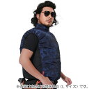 G.B.Z 空調冷風服 COVELL 空調冷風服(ベストタイプ) Lサイズ 紺迷彩 【品番:P002-4-L】