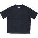 グリーンクロス omote pile T-shirt Lサイズ ネイビー 【品番:6300030468】□