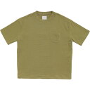 グリーンクロス ura pile T-shirt Lサイズ オリーブ 【品番:6300030479】□