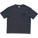 グリーンクロス ura pile T-shirt Lサイズ ネイビー 【品番:6300030480】□