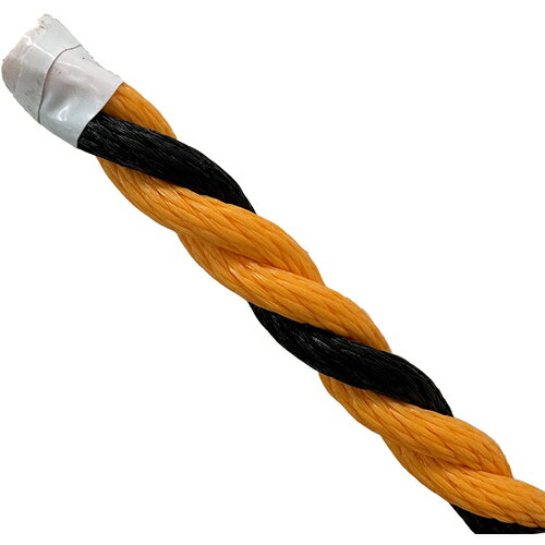 グリーンクロス　国産標識ロープ（トラロープ）　12mm×100m　【品番：6300063417】