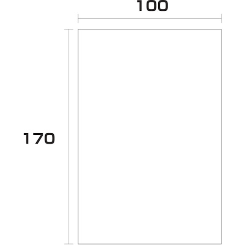 グリーンクロス　ポリエチレン袋　厚み0．04　1000枚　100幅x長さ170mm　【品番：6300004923】