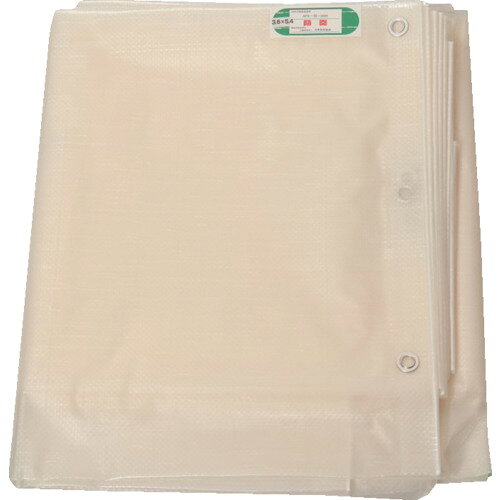 萩原工業（HAGIHARA）　ターピー　透光防炎シート　半透明　3．6m×5．4m　【品番：TOBS3654】(4)