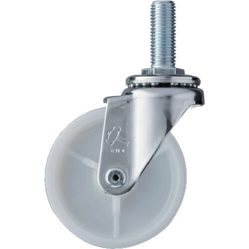 ハンマーキャスター ねじ込み旋回式ナイロン車輪 85mm M16 【品番：420EA-N85】
