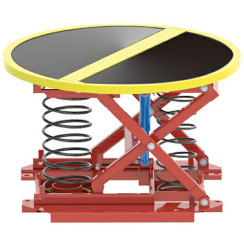 【別途送料あり】花岡車輛（HANAOKA）　ダンディ　スプリング式パレット回転台　パレットレベラー400kg..