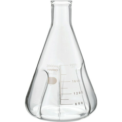 ハリオサイエンス（HARIO）　バッフル付き三角フラスコ2000ml　【品番：BSF-2L-SCI】