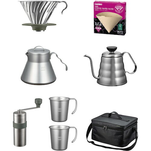 ハリオサイエンス（HARIO）　V60　アウトドアコーヒーフルセット　【品番：O-VOCF】