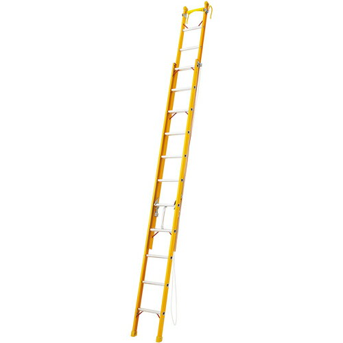 【別途送料あり】長谷川工業（Hasegawa）　FRP製　電工用2連はしご　USG型　5．11m　【品番：USG-51】