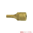 【メール便対応】HAZET ショートヘキサゴンソケット(差込角6.35mm・チタンコーティング) 【品番:8501H-3】