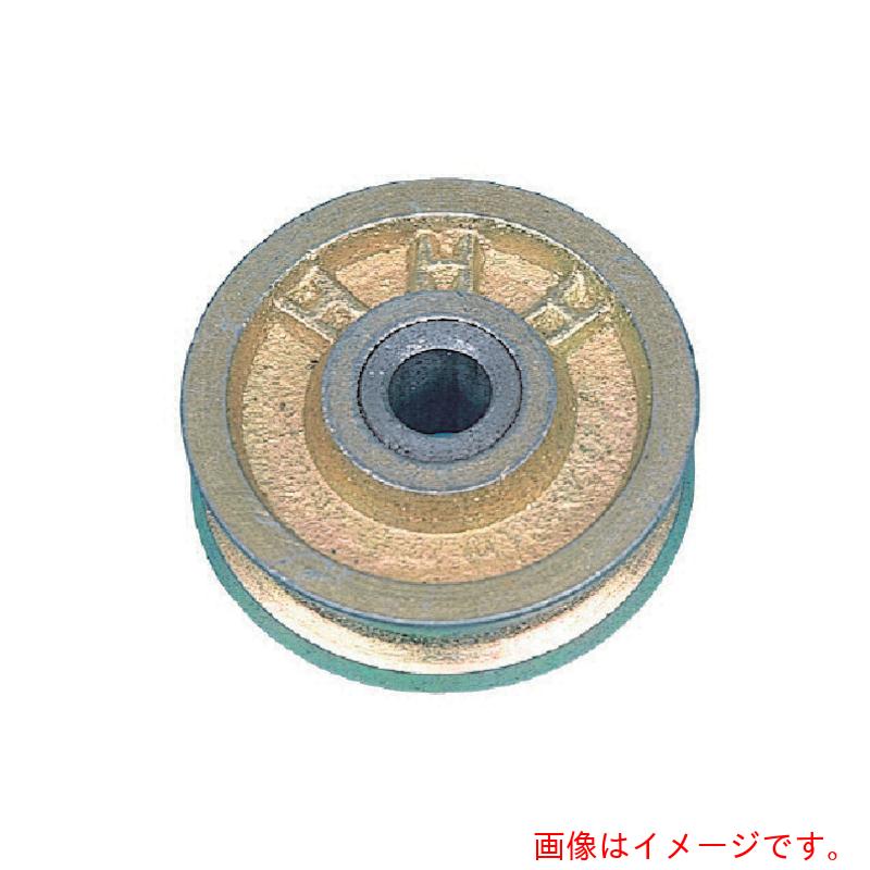特長 ●滑車の交換用部品です。 用途 ●滑車交換用部品 仕様 ●最大使用ロープ径(mm)：10 ●車径(mm)：75 ●車溝幅(mm)：12 材質 ●スチール 質量・質量単位 ●410.0g 【メーカー名】（株）スリーエッチ 【メーカー品番】V75