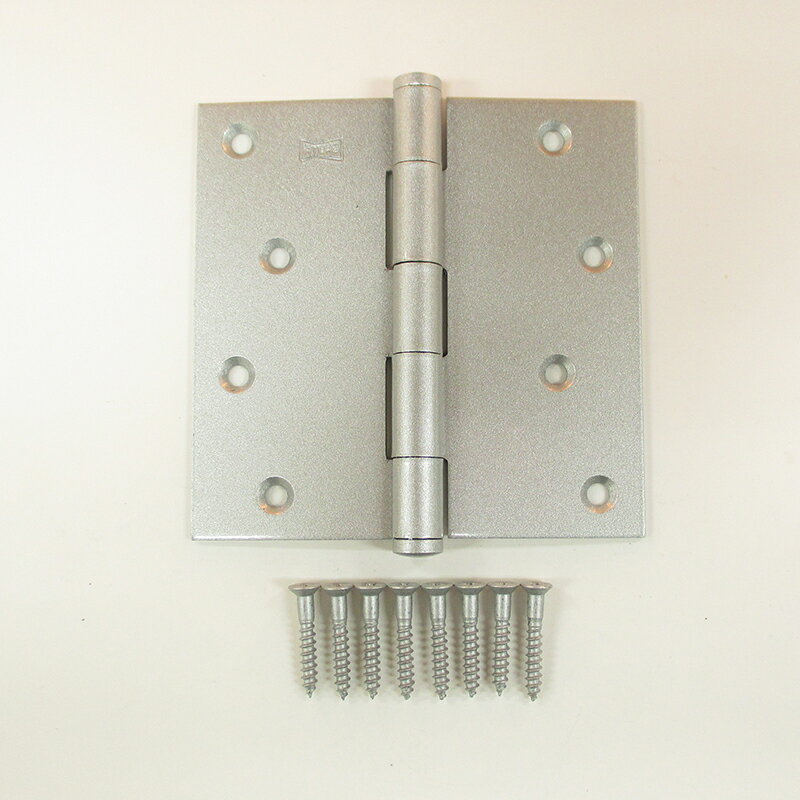 【メール便対応】ハイロジック　17509 カラー義星蝶番リング無 102mm 1枚入　シルバー　【品番：17509】