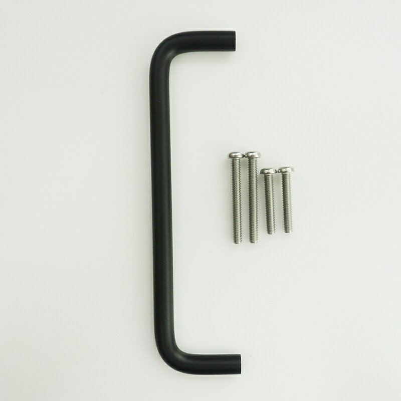 【メール便対応】ハイロジック　TQOOL　30967 SUS201 丸棒ハンドル P=128mm 黒ニッケル　【品番：30967】