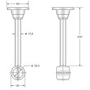 ハイロジック 37127 ステンロングブラケット 32×250mm 片 1個入 【品番:37127】