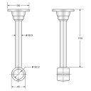 ハイロジック 37130 ステンロングブラケット 32×150mm 通 1個入 【品番:37130】