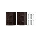 ハイロジック TQOOL 58619 WALL TQOOL用棚受け 1組入 ダークブラウン 【品番:58619】