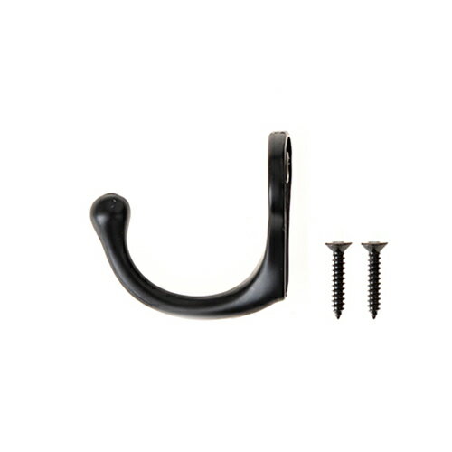 ハイロジック TQOOL 58634 スタイリッシュ コートフック 1個入 ブラック 【品番:58634】