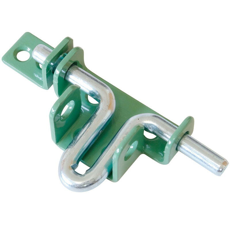 【メール便対応】ハイロジック　JY-439 ゲートラッチ 45mm 1個入　グリーン　【品番：71439】