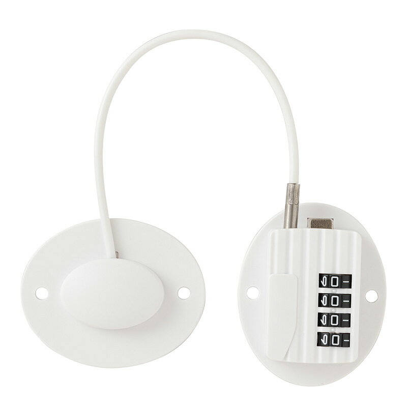 【メール便対応】ハイロジック　72827 ケーブルロック 1個入　ホワイト　【品番：72827】