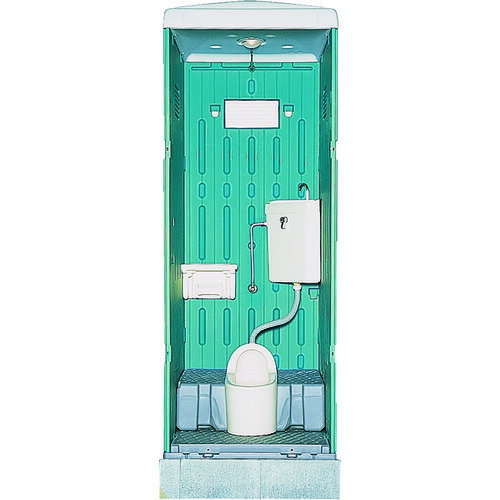 【別途送料あり】日野興業　水洗式トイレ和式　グリーン　【品番：GX-AS-GN】