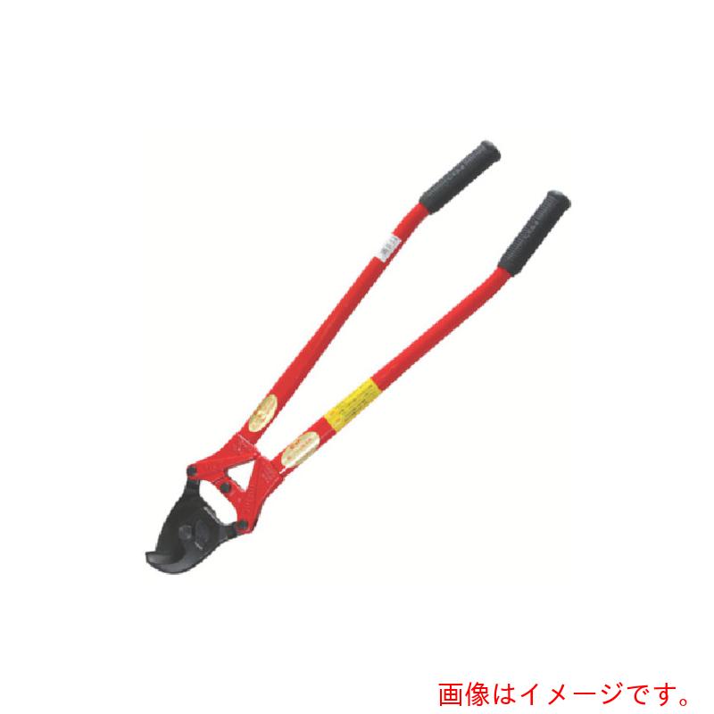 特長 ●トグル機構採用の倍力構造で少しの力で簡単に切断出来ます。 ●切断刃を最大に開く為にハンドルを180度開く必要が有りません。壁面より奥に有るケーブル線の切断にお勧めです。 ●ケーブル線を抱き込んで切断する為、切り口が綺麗です。 用途 ●一般電気工事、送電線工事、変電設備工事、配電盤内などでの各種ケーブル線の切断に 仕様 ●全長(mm)：465 ●切断能力(［［MM2］］)IV線：100 ●切断可能最大径(mm)：20 ●重量(g)1500 材質 ●刃：特殊鋼 質量・質量単位 ●1500.0g 注意事項 ●鋼芯入りケーブル線の切断は出来ません。 【メーカー名】ヒット商事（株） 【メーカー品番】CC20